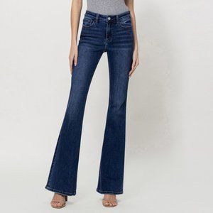 *NEW* Vervet by Flying Monkey Mid-Rise Dark Wash Flare Jeans